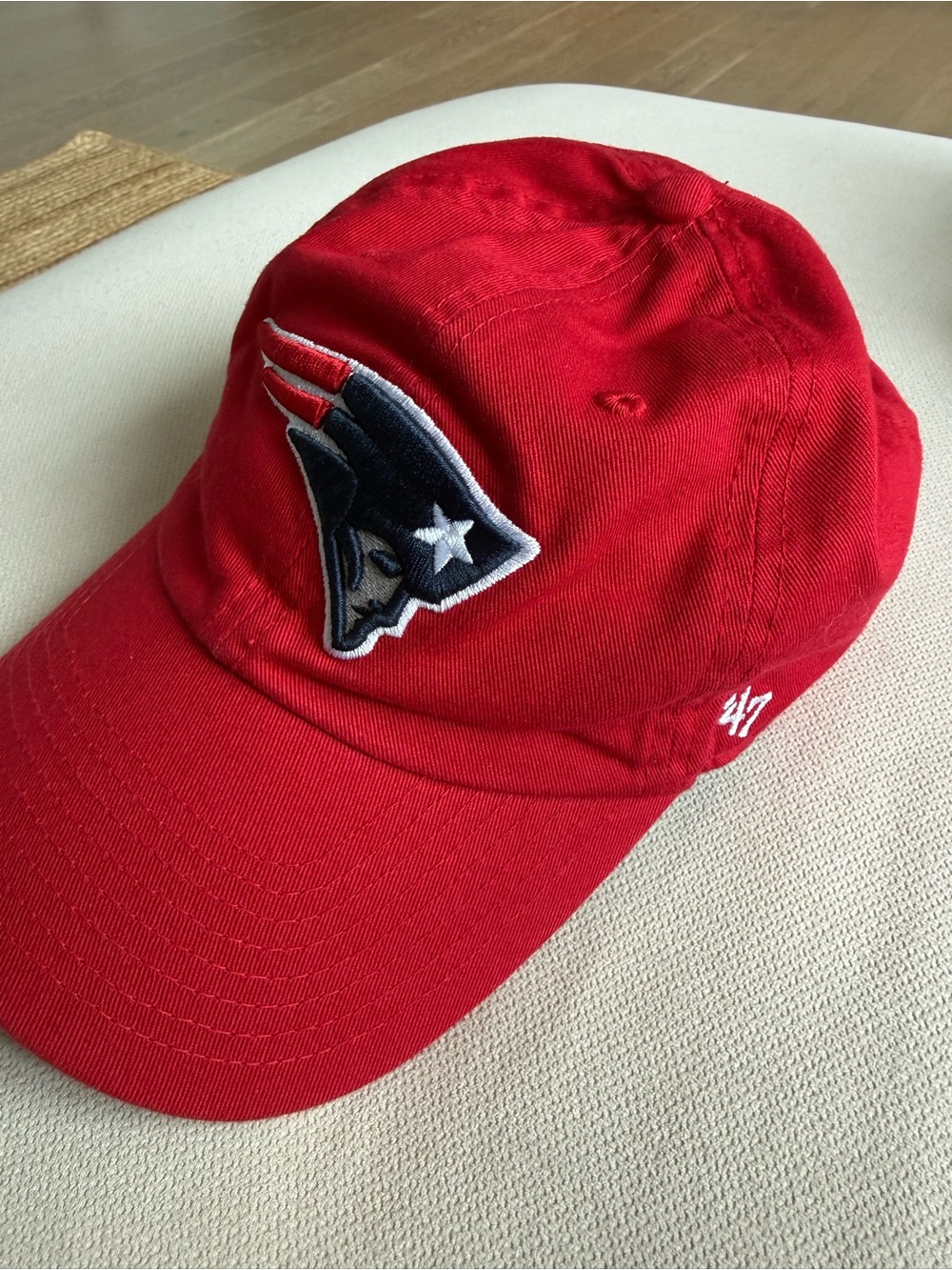 47 Red Patriots Baseball Cap